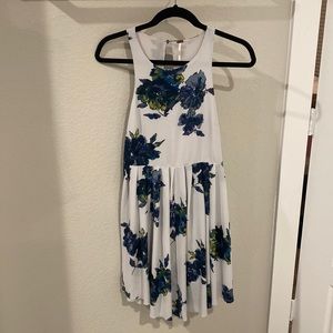 Free People Silk Floral Dress